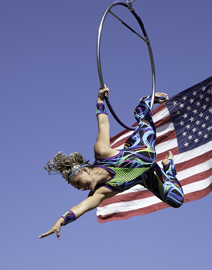 Circus Incredible performing